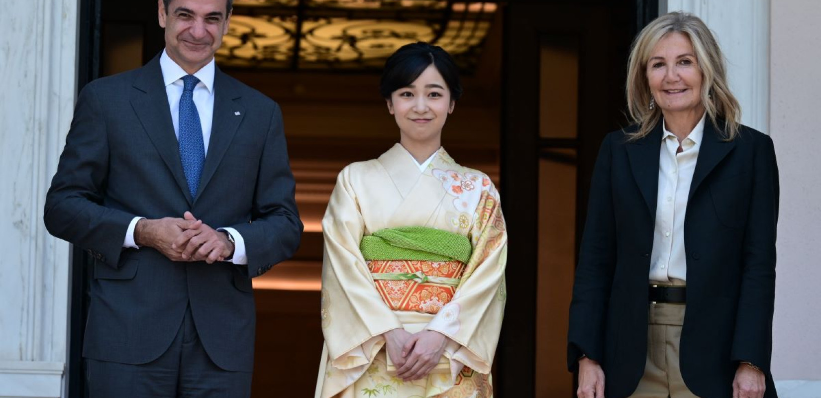 Συνάντηση του πρωθυπουργού Κυρ. Μητσοτάκη με την πριγκίπισσα της Ιαπωνίας Κάκο