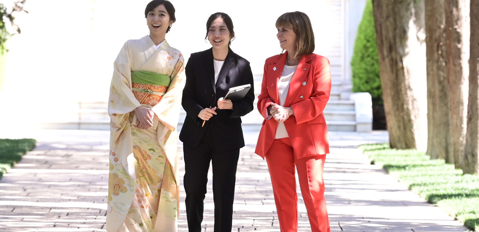 Συνάντηση της Κ. Σακελλαροπούλου με την πριγκίπισσα Κάκο της Ιαπωνίας