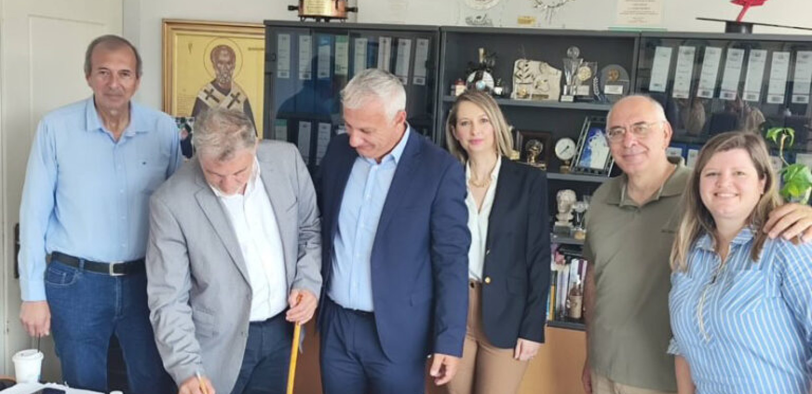 Θέρμη: Συνάντηση του δημάρχου με το δ.σ. του νεοσύστατου Συλλόγου Σαρακατσαναίων Θέρμη: Συνάντηση του δημάρχου με το δ.σ. του νεοσύστατου Συλλόγου Σαρακατσαναίων