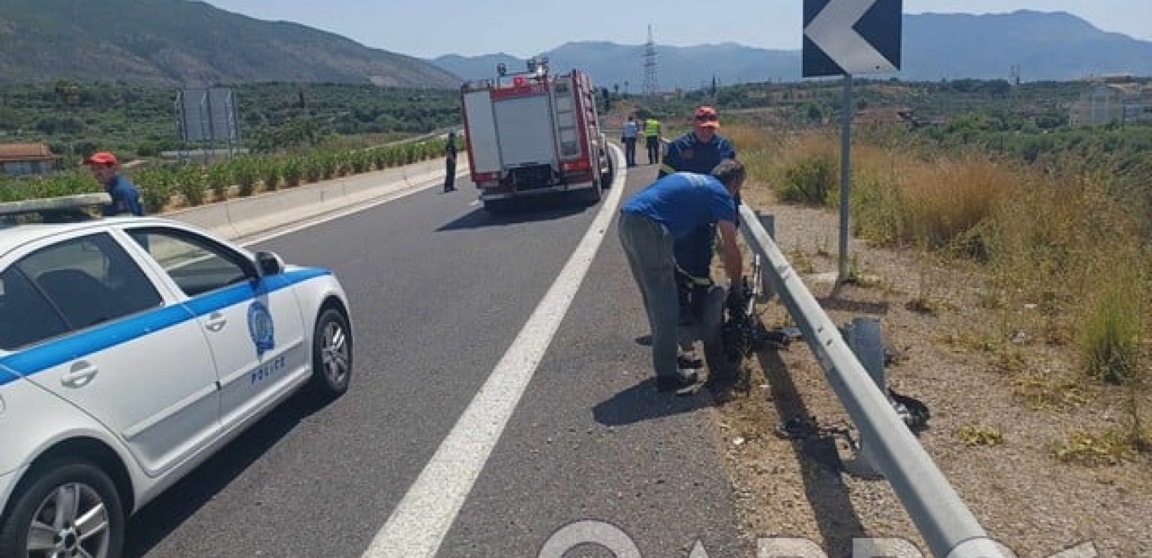Τραγωδία στην Καλαμάτα: 55χρονος διαμελίστηκε σε τροχαίο (φωτ.)