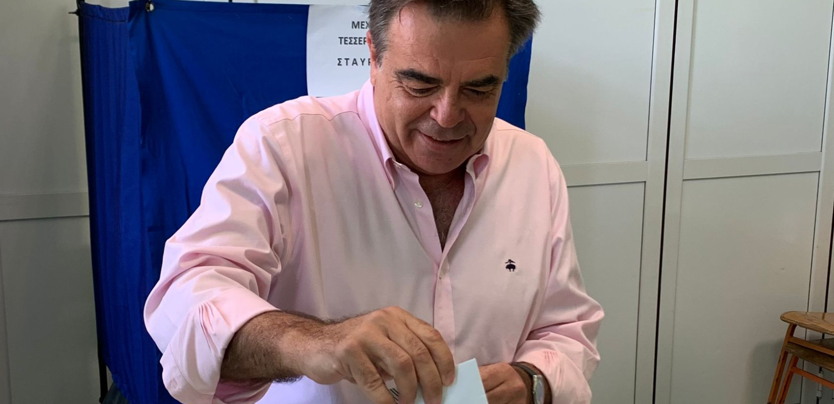 Θεσσαλονίκη: Ψήφισε ο Μαργαρίτης Σχοινάς