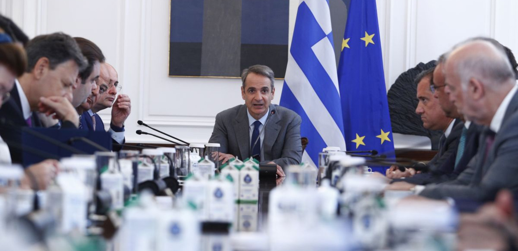 Μητσοτάκης στο υπουργικό: Τα δύσκολα είναι ακόμα μπροστά μας - Η μάχη με τις πυρκαγιές θα διαρκέσει (βίντεο)