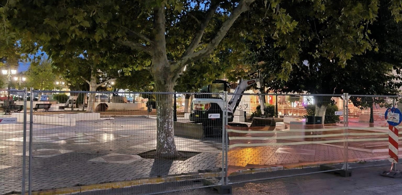 Δήμος Θερμαϊκού: Ξεκίνησαν οι εργασίες Αναβάθμισης της Πλατείας Νέας Μηχανιώνας (φωτ.)