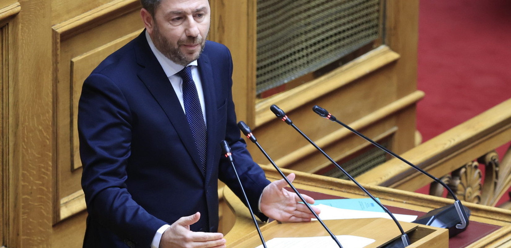 Στη Θεσσαλονίκη ως... αρχηγός της αξιωματικής αντιπολίτευσης ο Ανδρουλάκης