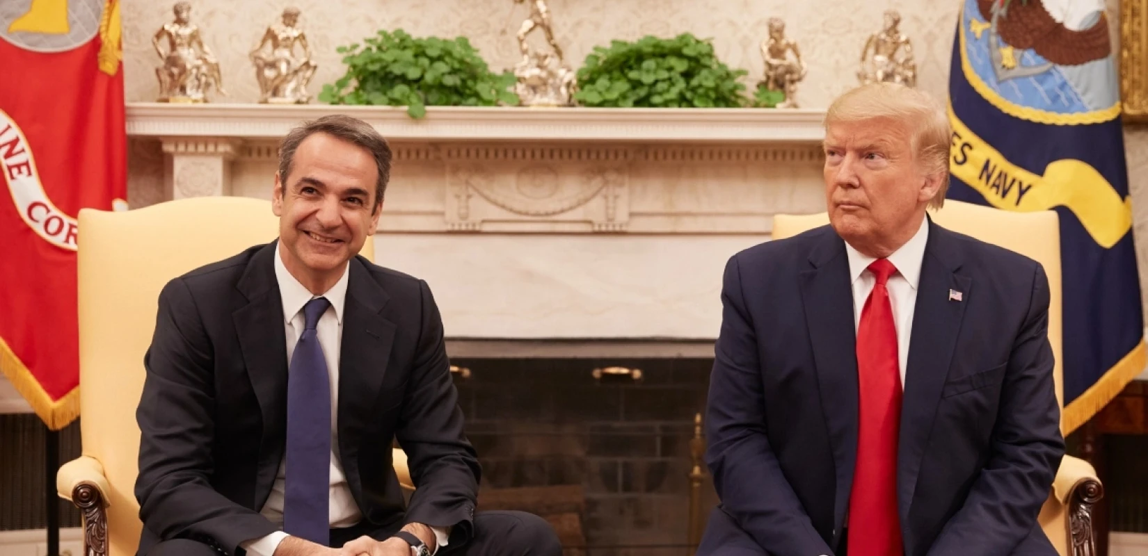 Η μεσολάβηση Ελπιδοφόρου για ραντεβού Μητσοτάκη - Τραμπ στον Λευκό Οίκο