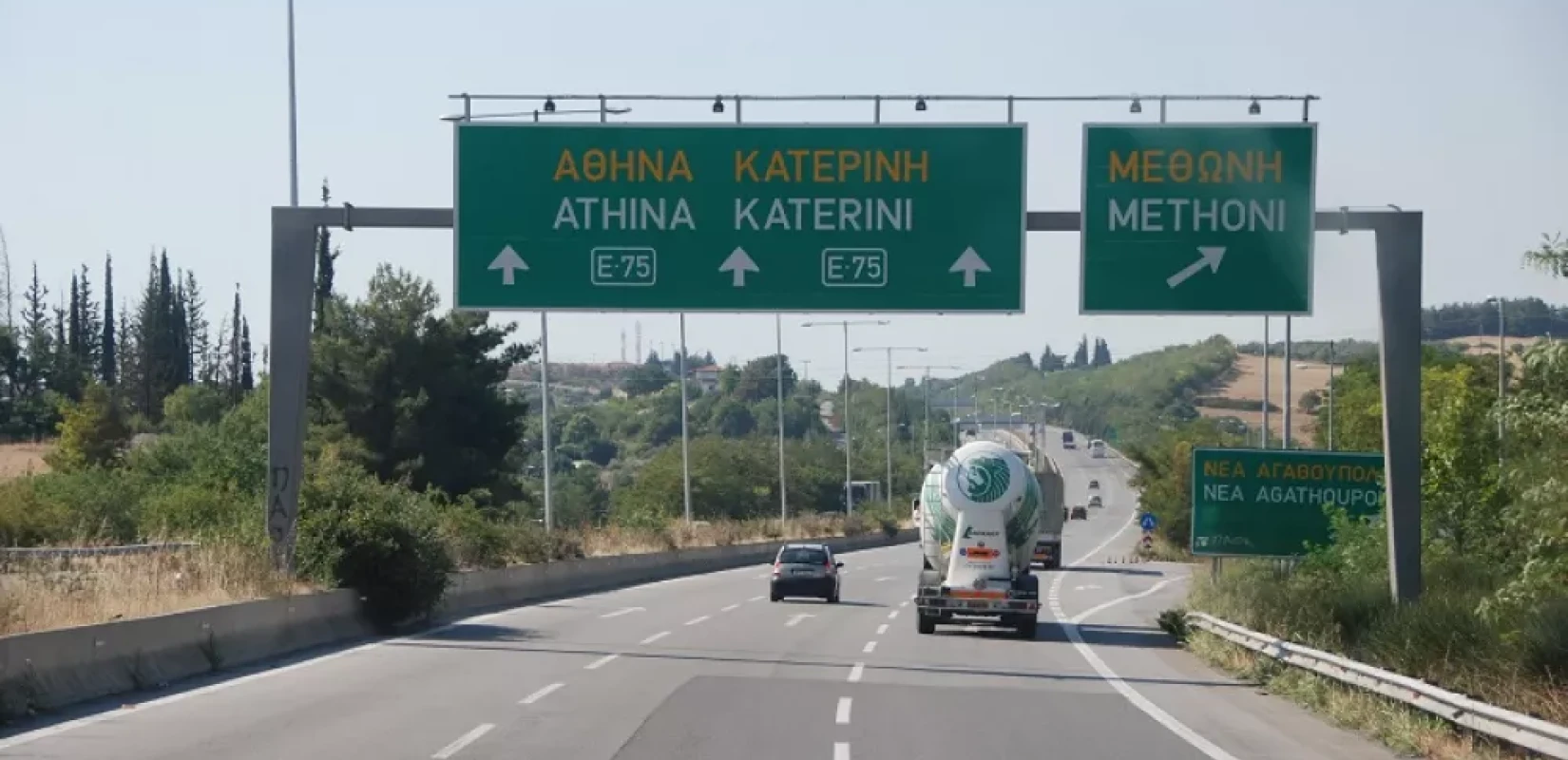 Θεσσαλονίκη: Κανονικά διεξάγεται πλέον η κυκλοφορία στην Ε.Ο Θεσσαλονίκης - Αθηνών
