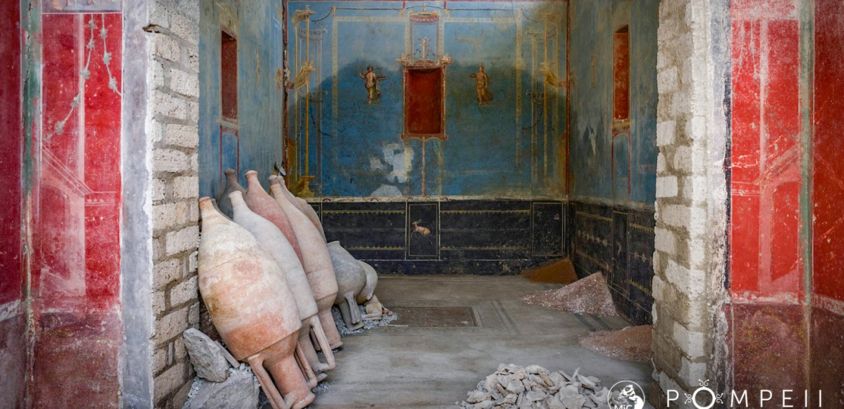 Πομπηία: Ανακαλύφθηκε «υπερπολυτελές» λουτρό 2000 ετών από αρχαιολόγους (φωτ.)