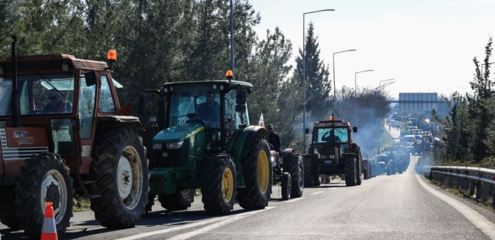 Στους δρόμους ξανά οι αγρότες - Πορεία με τρακτέρ στο Αμύνταιο