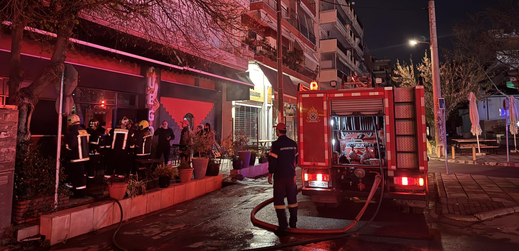Θεσσαλονίκη: Αναστάτωση από φωτιά  σε κατάστημα εστίασης στην Σταυρούπολη
