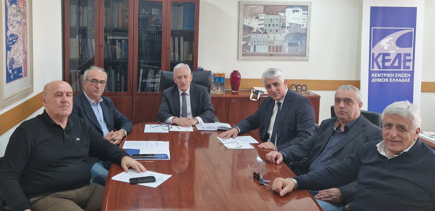 ΚΕΔΕ: Συνάντηση του Λ. Κυρίζογλου με τον προεδρείο της ΠΟΠ - ΟΤΑ