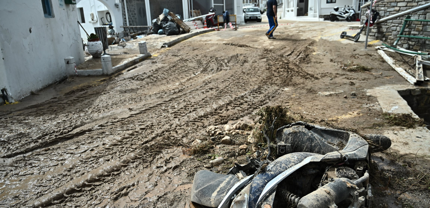 Οι πλημμύρες στην Πάρο φάνηκαν και από το Διάστημα - Δείτε τη δορυφορική φωτογραφία