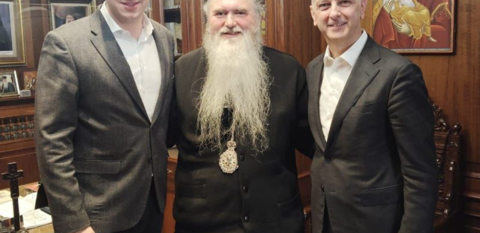 Θεσσαλονίκη: Mε τον Μητροπολίτη Καλαμαριάς συναντήθηκαν οι Μπεκίρης και Παπαγεωργίου