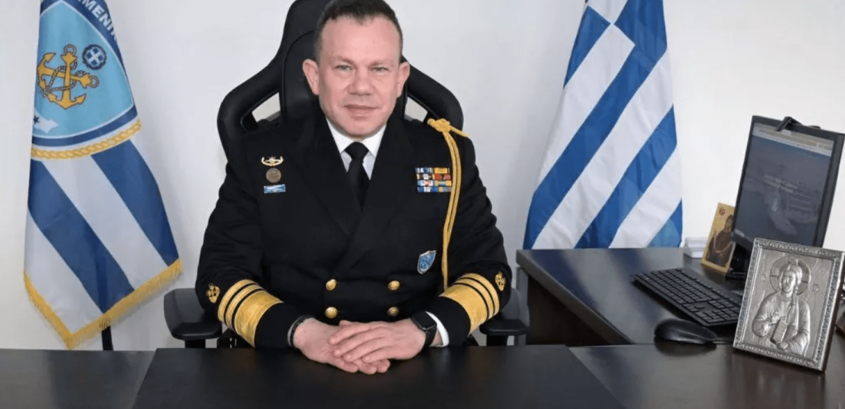 Νέος αρχηγός Λιμενικού Σώματος – Ελληνικής Ακτοφυλακής  ο αντιναύαρχος Τρύφων Κοντιζάς