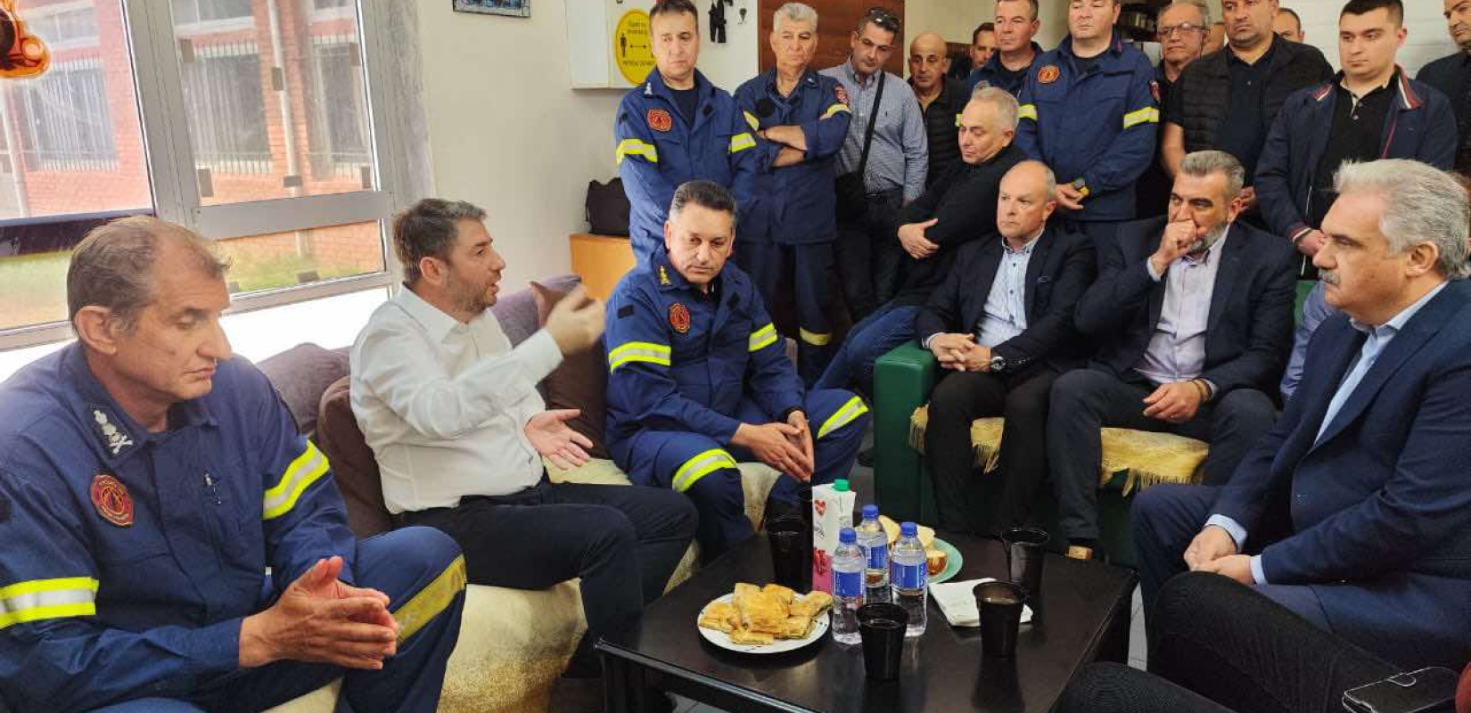 Νίκος Ανδρουλάκης από Θεσσαλονίκη: «Να επεκταθεί και στους μάχιμους πυροσβέστες το επίδομα επικίνδυνης και ανθυγιεινής εργασίας» (βίντεο)