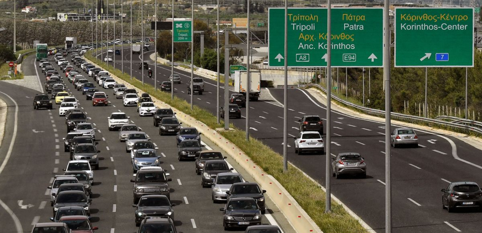 Αποκαταστάθηκε πλήρως η κυκλοφορία στην Αθηνών-Κορίνθου