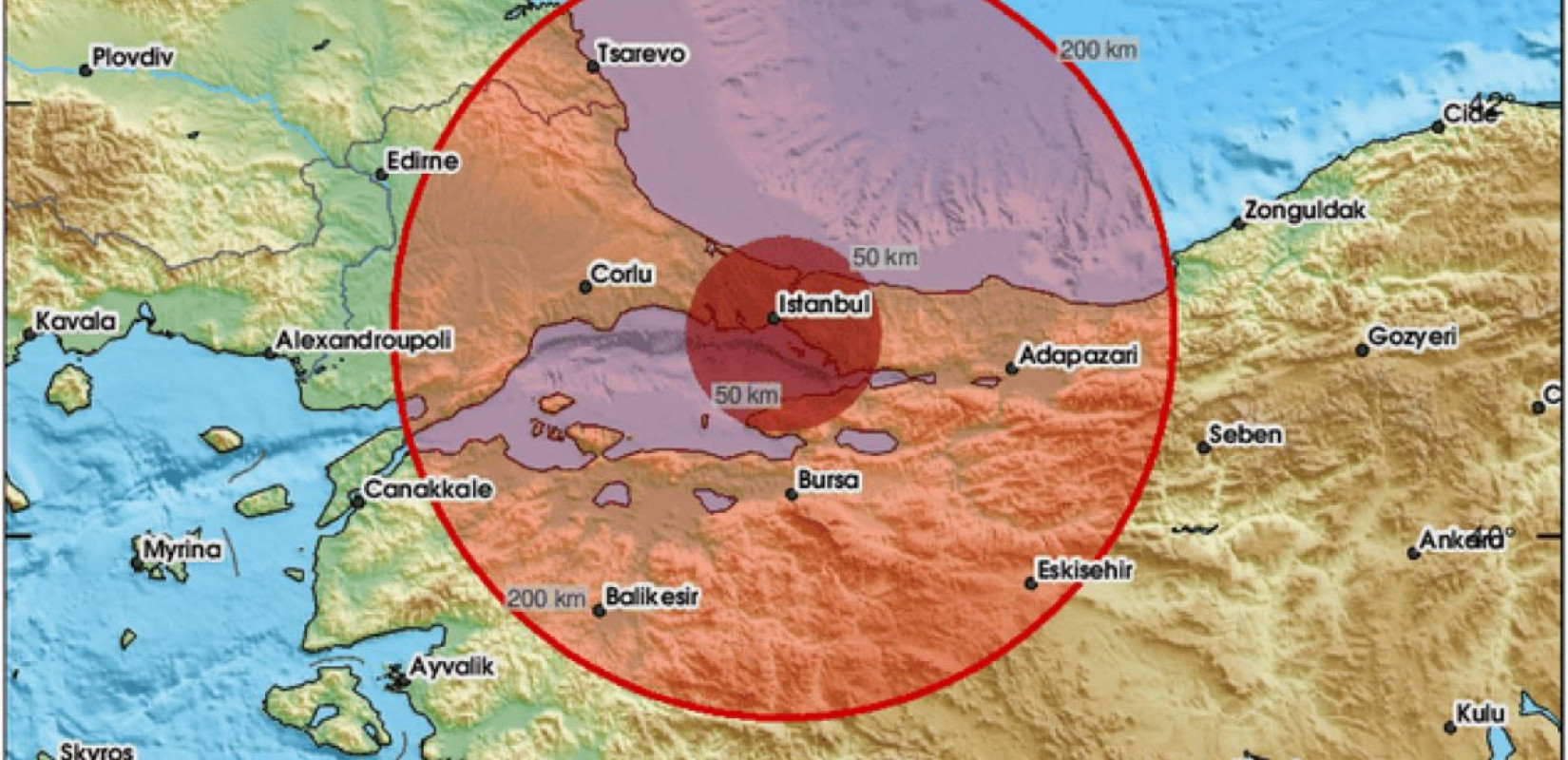Κωνσταντινούπολη: Συνεχίζονται οι μετασεισμοί - Νέα δόνηση 4,9 Ρίχτερ