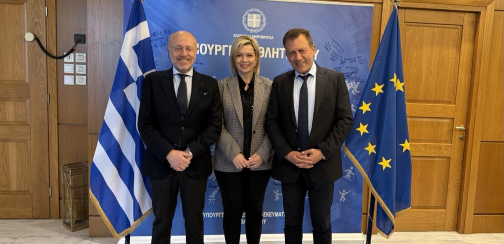 Δήμος Λαγκαδά: Συνάντηση Ανδρεάδου - Βρούτση για την διεκδίκηση χρηματοδότησης για το γήπεδο της ΑΠΕΛ