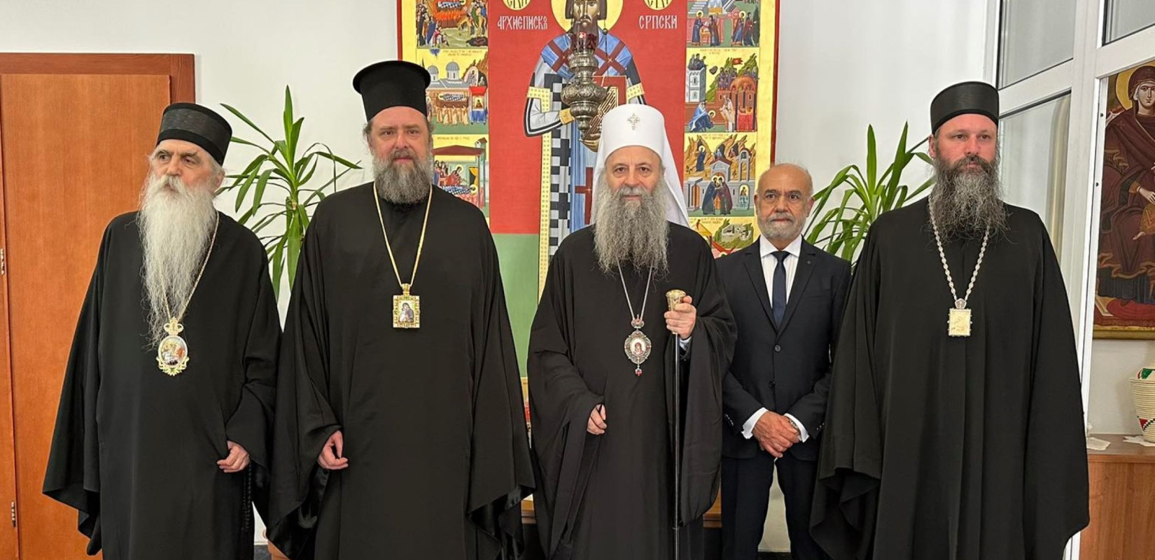 Συνάντηση Μητροπολίτη Θεσσαλονίκης με Πατριάρχη Σερβίας Συνάντηση Μητροπολίτη Θεσσαλονίκης με Πατριάρχη Σερβίας