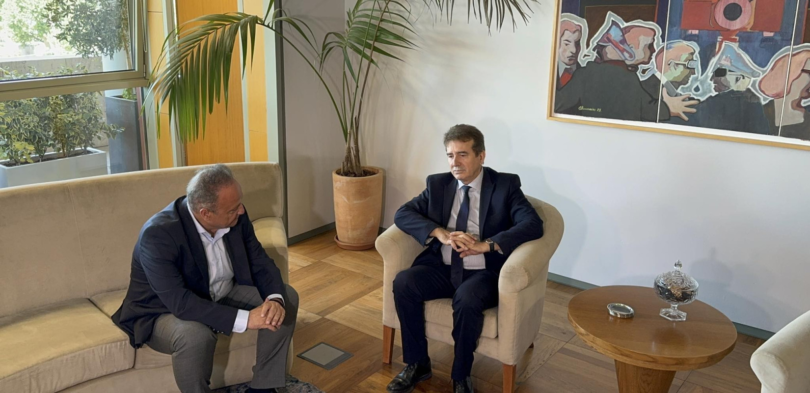 Τα είπαν Αγγελούδης- Χρυσοχοΐδης για το ΑΤ Λευκού Πύργου που μεταφέρθηκε στη ΔΕΘ