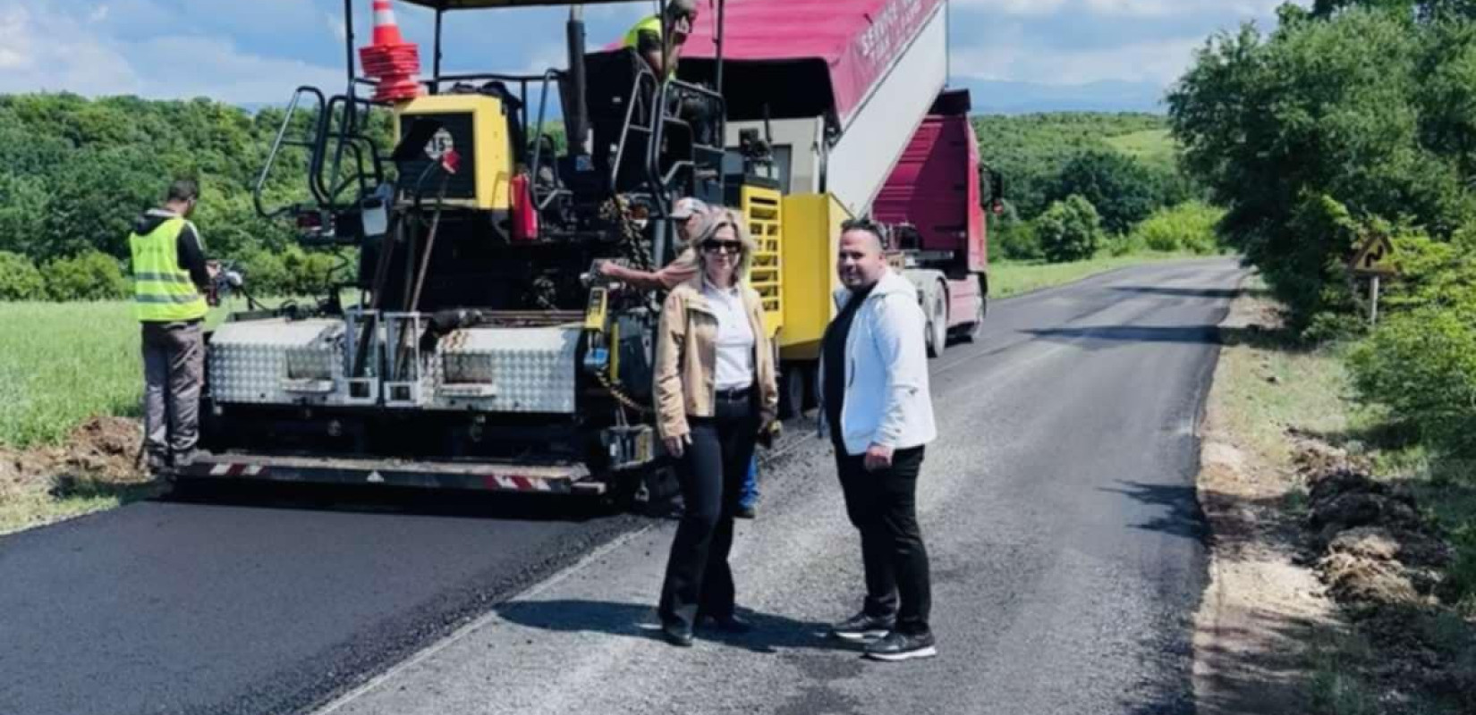 Δήμος Λαγκαδά: Ασφαλτοστρώσεις σε Καβαλάρι, Άσσηρο, Αρδαμέρι