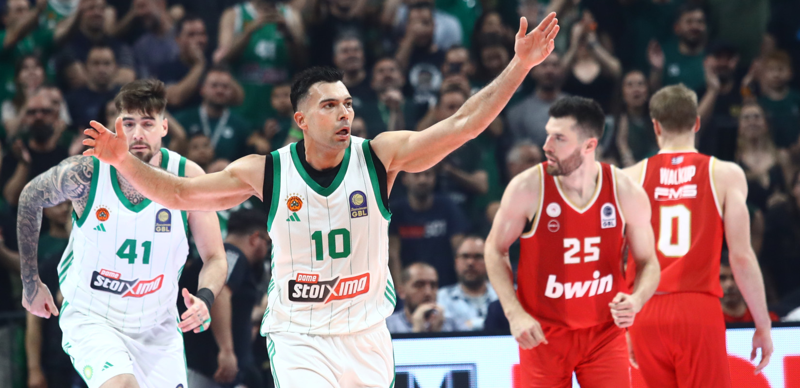 Μπάσκετ: Άνοιξε το σκορ ο Παναθηναϊκός, 80-68 τον Ολυμπιακό στο ΟΑΚΑ (βίντεο)