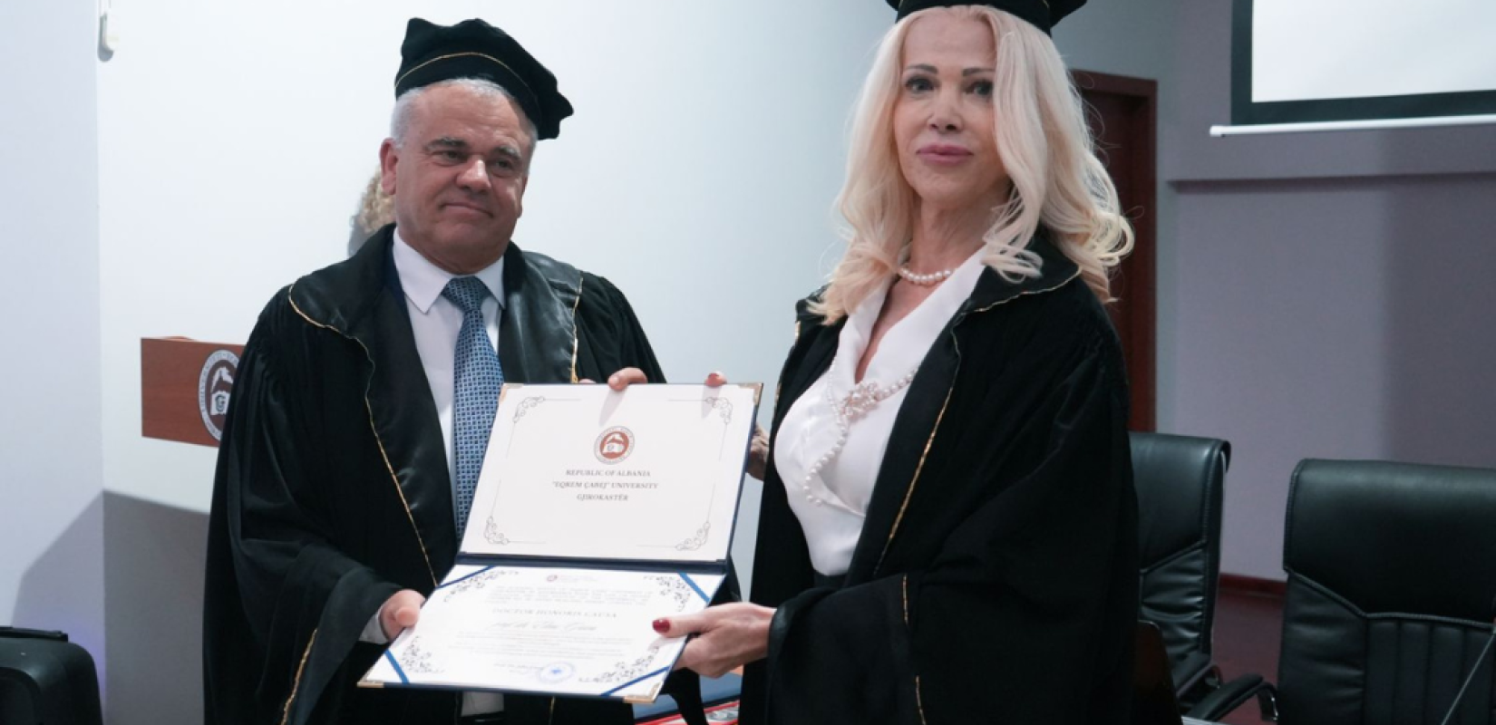 Πανεπιστήμιο Δυτικής Μακεδονίας: Τιμητική διάκριση για τον Πρύτανη και την Αντιπρύτανη από το Πανεπιστήμιο “Eqrem Cabej” Αργυροκάστρου