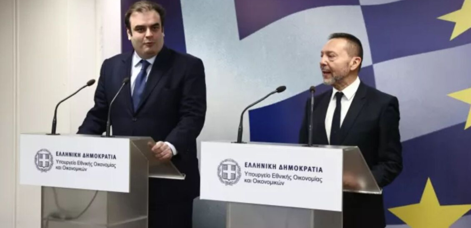 Συνάντηση Πιερρακάκη - Στουρνάρα για την πορεία της ελληνικής οικονομίας