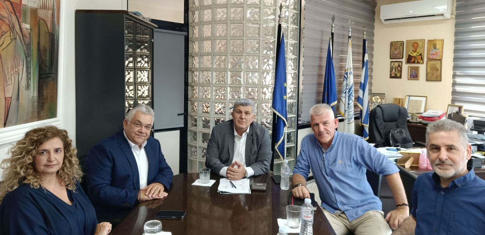 Στον Δήμο Κορδελιού - Ευόσμου ο υφυπουργός Παιδείας, Θρησκευμάτων και Αθλητισμού Νίκος Παπαϊωάννου
