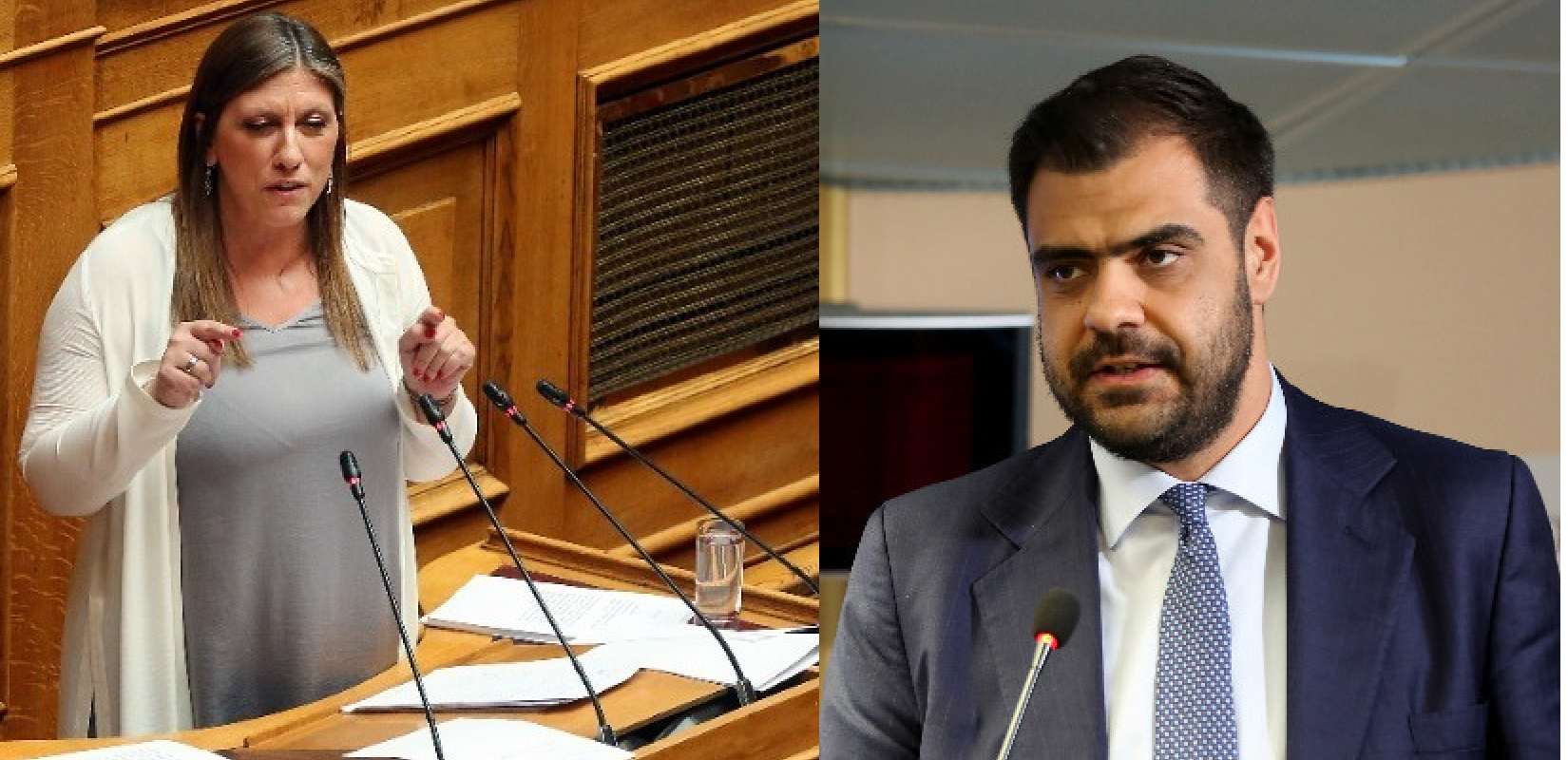 Βουλή: Κόντρα Μαρινάκη - Κωνσταντοπούλου για τον «βιαστή με την τυρόπιτα»