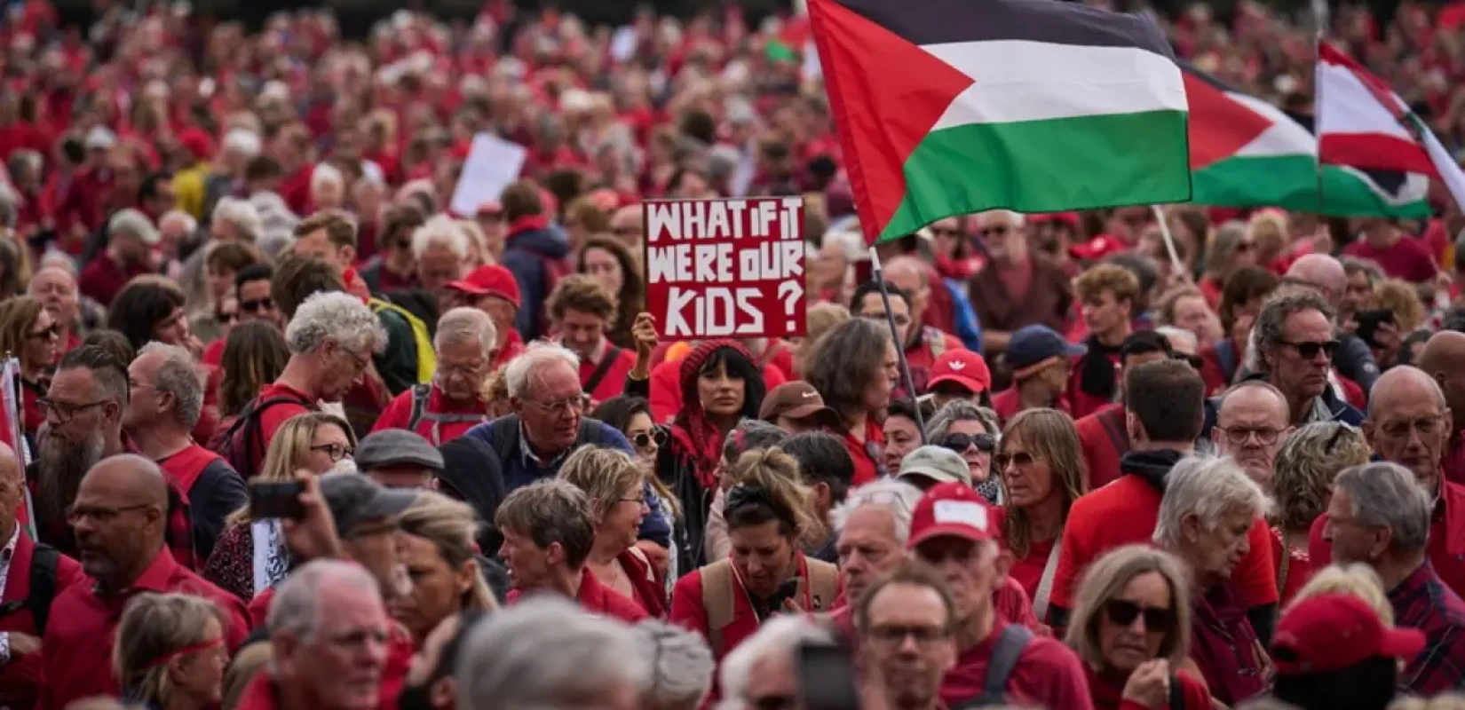 Ολλανδία: Χιλιάδες διαδηλωτές καλούν την κυβέρνηση να λάβει μέτρα κατά της «γενοκτονίας» στη Γάζα