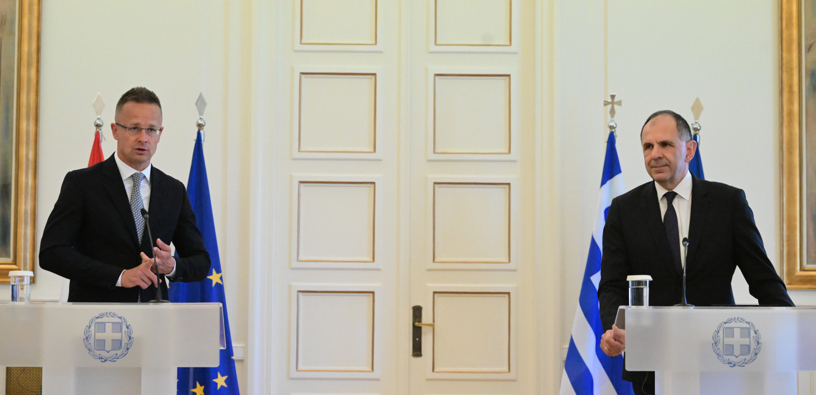 Γ. Γεραπετρίτης μετά τη συνάντηση με τον ΥΠΕΞ της Ουγγαρίας: Οι νέες γεωπολιτικές προκλήσεις επιβάλλουν τη θωράκιση των χωρών μας και στην ενέργεια