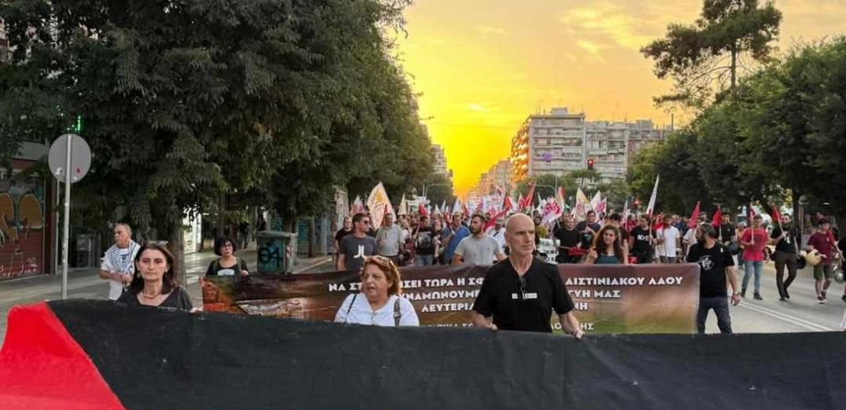 Θεσσαλονίκη: Σε εξέλιξη νέα πορεία για την Παλαιστίνη