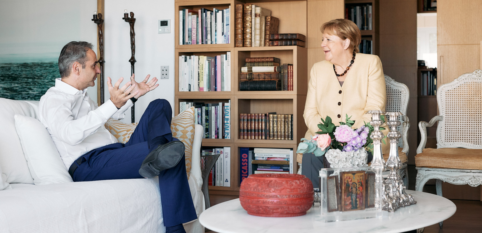 Άνγκελα Μέρκελ: Πρωινό με Μητσοτάκη, δείπνο με Χατζηδάκη, Τσίπρα, Πικραμμένο, Βενιζέλο και επιχειρηματίες