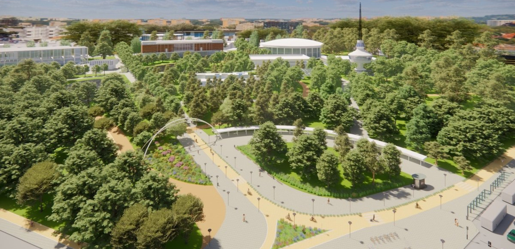 «Η ΔΕΘ που θέλουμε» προβλέπει μεγάλο πάρκο και δόμηση μόνο στο 13% της έκτασης