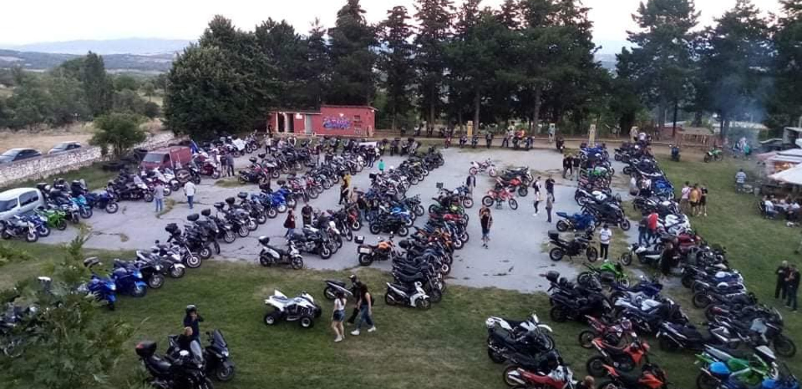 Θεσσαλονίκη: «Πλημμύρισε» με μοτοσικλέτες το κέντρο της πόλης