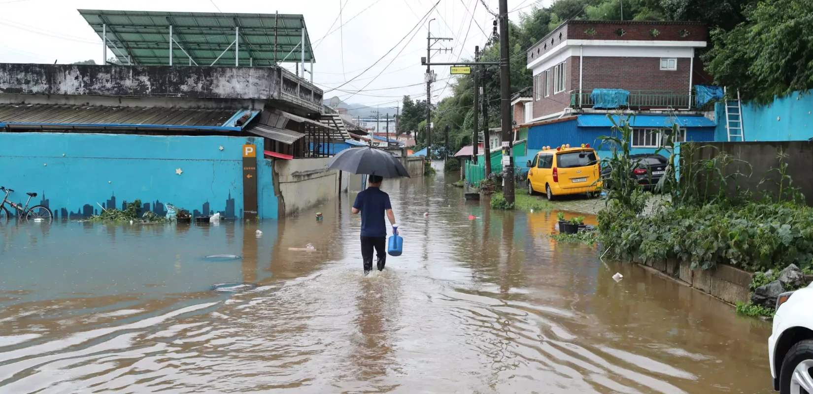 Νότια Κορέα: Ρεκόρ βροχοπτώσεων σημειώνεται στη χώρα, δύο νεκροί