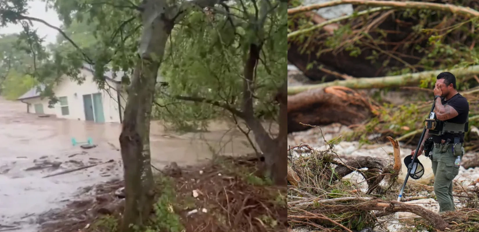 Βίντεο σοκ από τις πλημμύρες στο Τέξας: Το νερό παρασύρει ολόκληρο σπίτι - 68 νεκροί