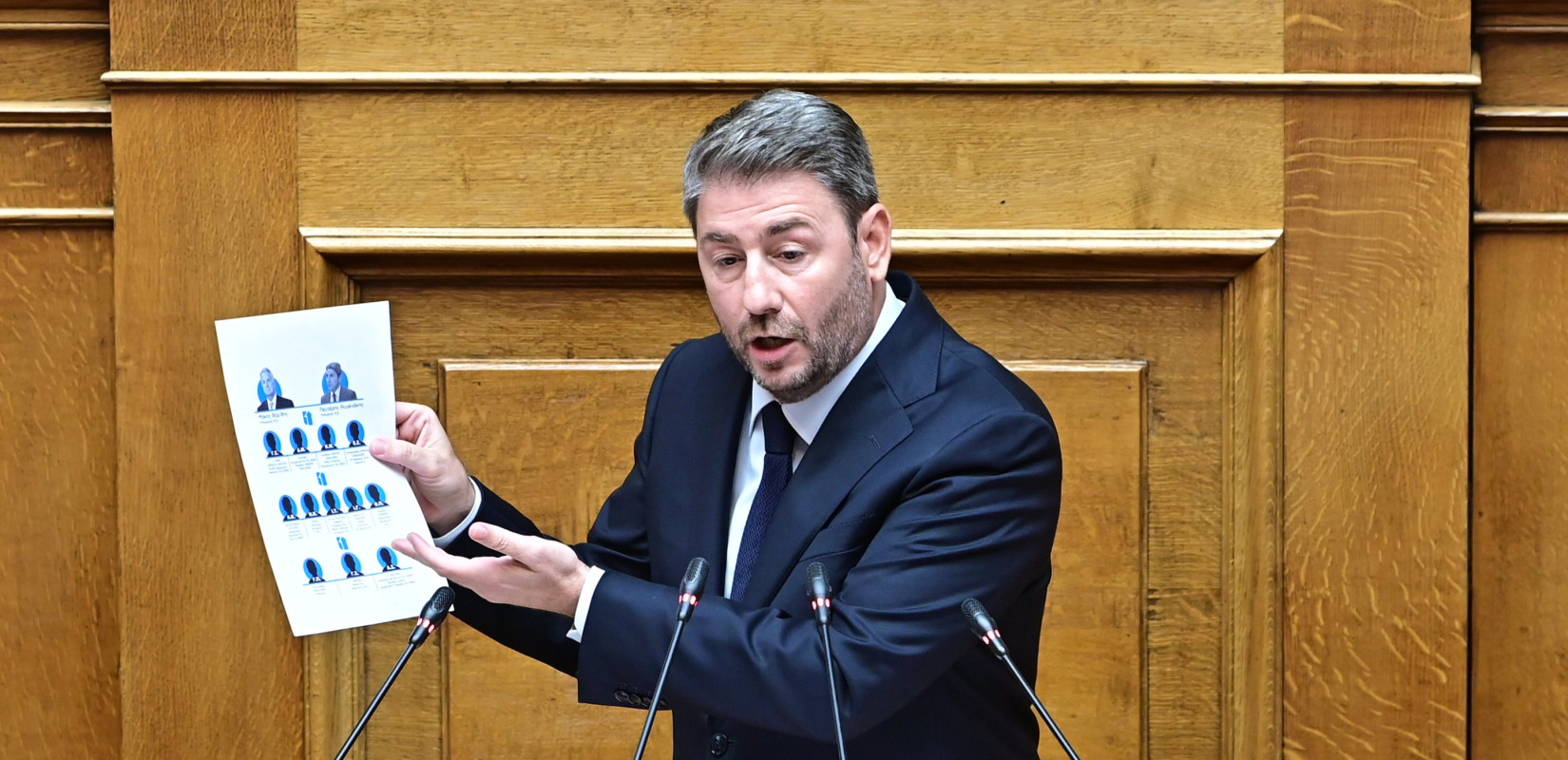 Βουλή - Ν. Ανδρουλάκης: «Φοράτε τη φανέλα της διαφθοράς και της αναξιοπρέπειας - Εμείς δεν ποινικοποιούμε την πολιτική ζωή του τόπου»