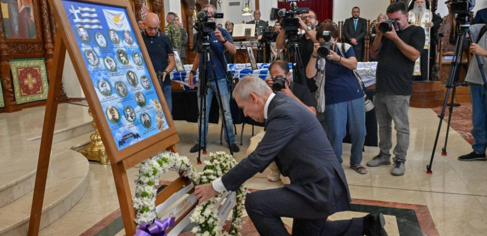 Επαναπατρίστηκαν τα λείψανα 16 στρατιωτών της ΕΛΔΥΚ που έπεσαν στην Κύπρο το 1974
