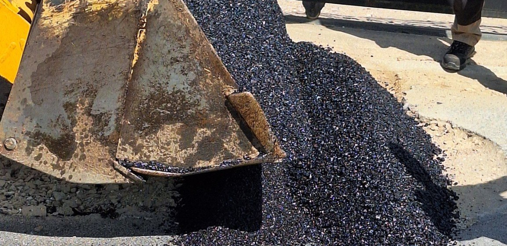 Εργασίες συντήρησης στην Επαρχιακή Οδό Θεσσαλονίκης- Πυλαίας- Πανοράματος