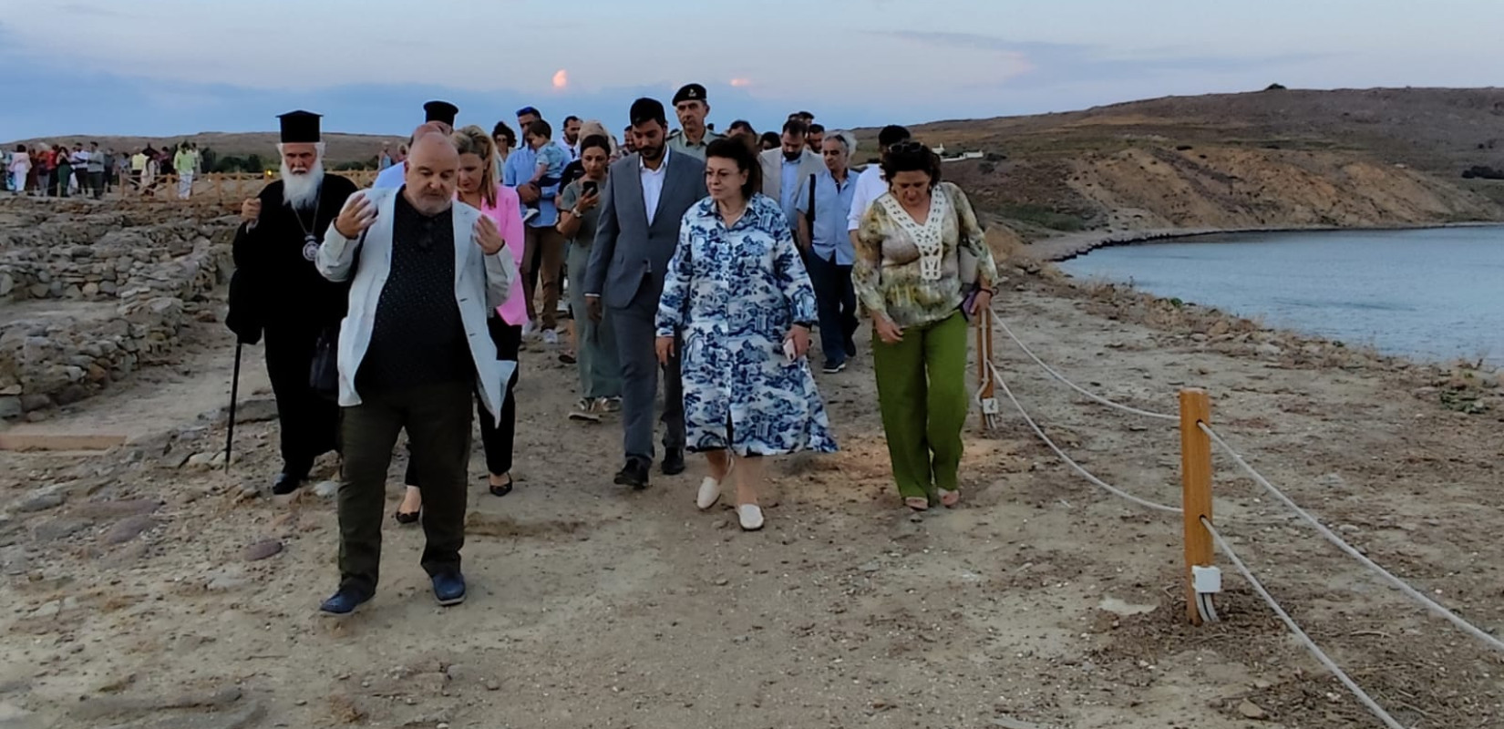 Λ. Μενδώνη: Η Πολιόχνη είναι η ζωντανή απόδειξη της πρώιμης κοινωνικής και αστικής οργάνωσης, αλλά και μοχλός βιώσιμης ανάπτυξης για τη Λήμνο