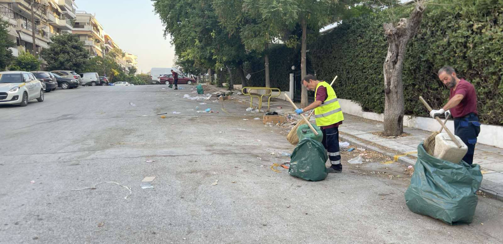 Καλαμαριά: Καθαρισμός εξπρές μετά το πανηγύρι της Αγ. Παρασκευής στη Νέα Κρήνη Καλαμαριά: Καθαρισμός εξπρές μετά το πανηγύρι της Αγ. Παρασκευής στη Νέα Κρήνη
