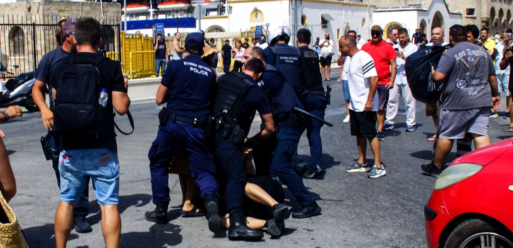 Ρόδος: 8 άτομα παραπέμπονται στη Δικαιοσύνη για τη διαδήλωση στην έλευση κρουαζιερόπλοιου με Ισραηλινούς επιβάτες (βίντεο)