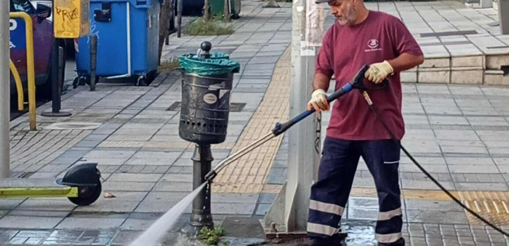 Καλαμαριά: Καθημερινές δράσεις καθαριότητας και πλυσίματος  στις γειτονιές