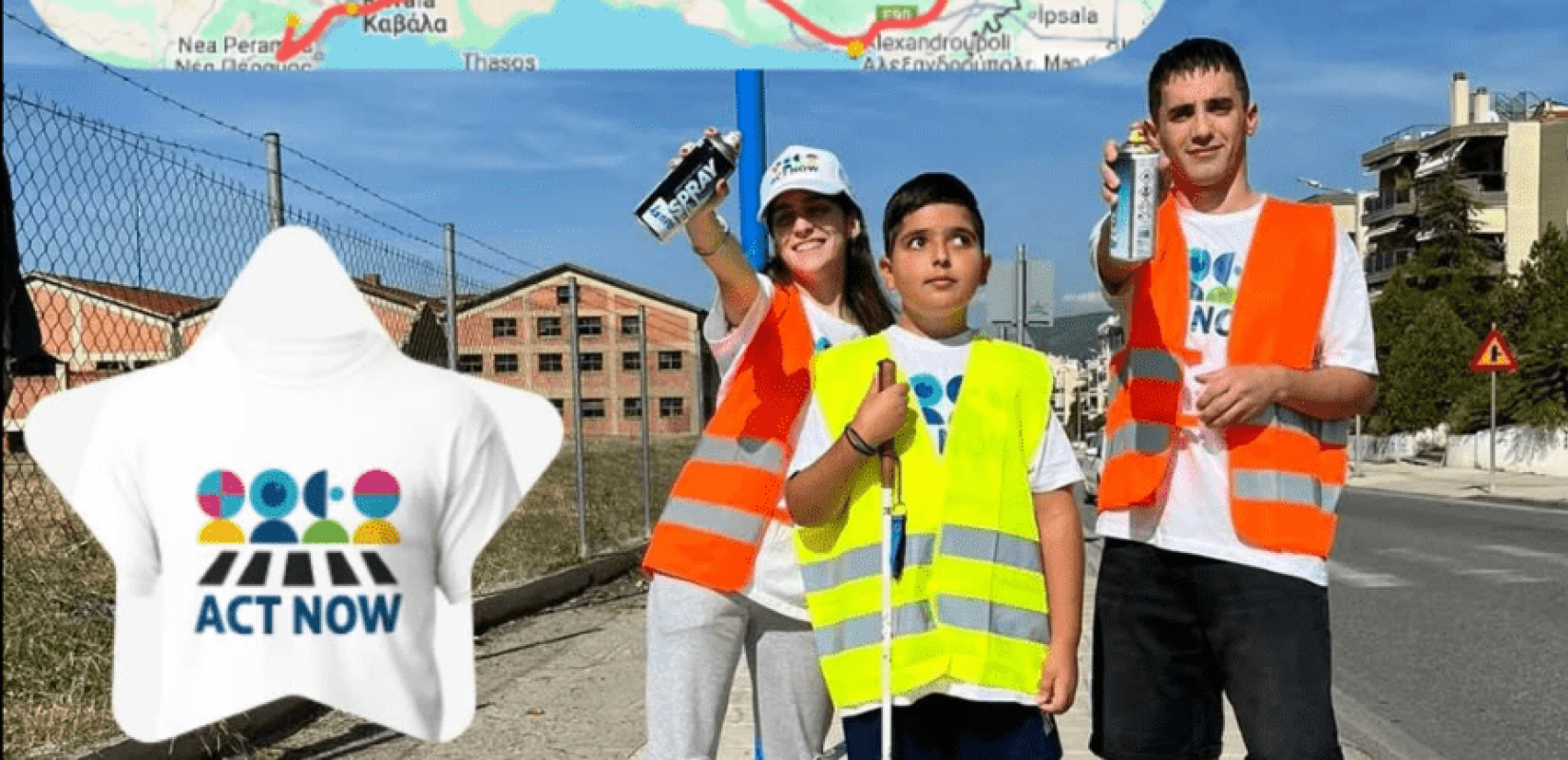 Θεσσαλονίκη: Ο 13χρονος Λέανδρος με οπτική αναπηρία διασχίζει 1.250 χλμ. για να κάνει προσβάσιμες 20 πόλεις