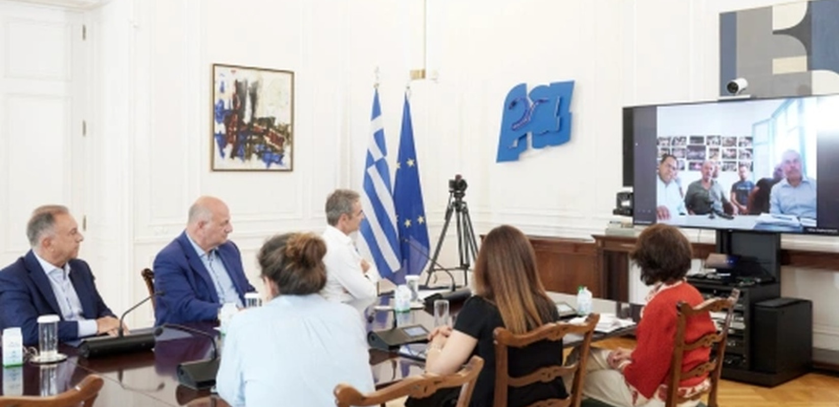 «Αμοργόραμα»: Ο Κυρ. Μητσοτάκης εγκαινιάζει πρωτοβουλία προστασίας του θαλάσσιου οικοσυστήματος στην Αμοργό - Τηλεδιάσκεψη με τον δήμαρχο του νησιού