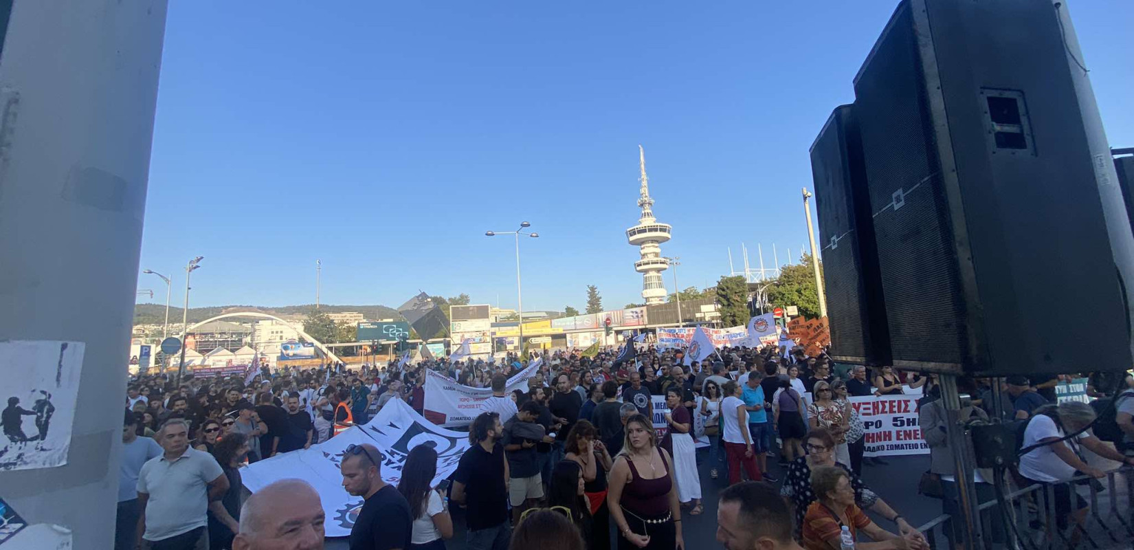 Θεσσαλονίκη: Ολοκληρώθηκε η συγκέντρωση για την ΔΕΘ - Άνοιξαν οι δρόμοι