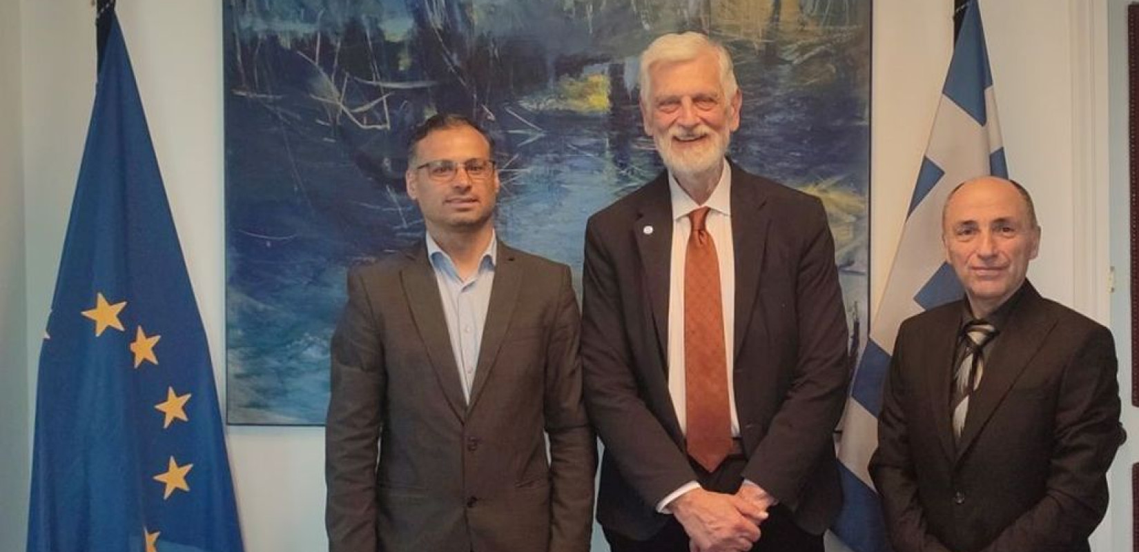 Η ΕΣΕΤ συναντήθηκε με τον Γ. Λοβέρδο - Ζήτησαν συνεργασία με τους απόδημους Έλληνες δημοσιογράφους