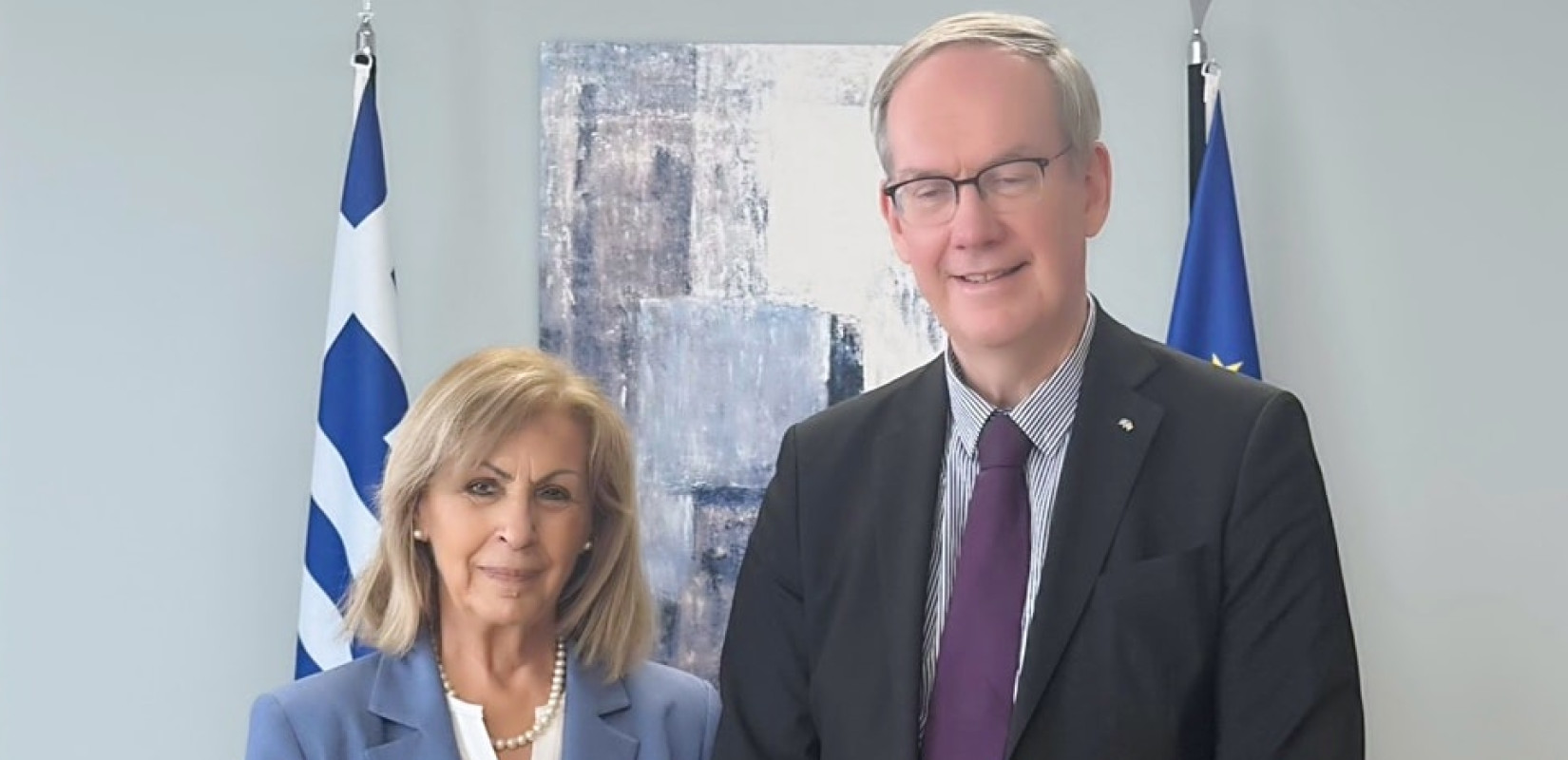 Στην Περιφέρεια Κεντρικής Μακεδονίας ο πρέσβης της Σουηδίας