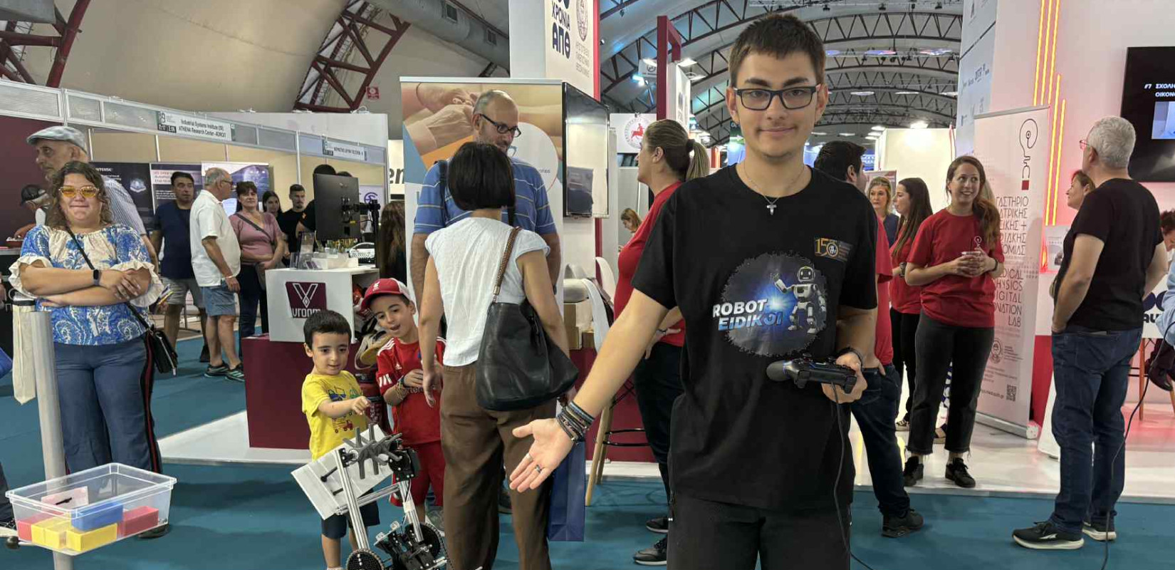 Θοδωρής Χάνος, μαθητής του 1ου ΕΝΕΕΓΥΛ Ανατολικής Θεσσαλονίκης και μέλος της ομα΄δας